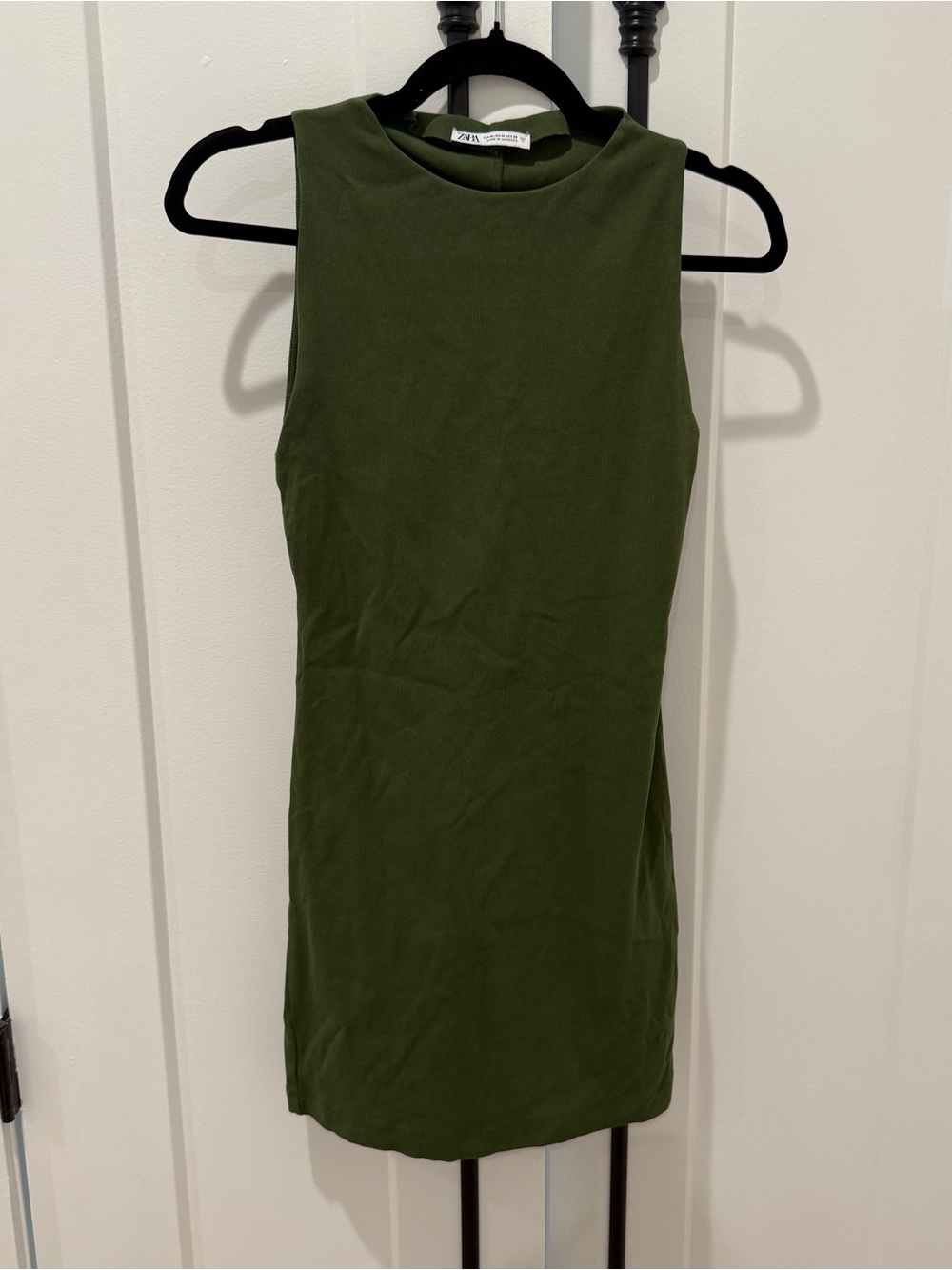Zara - green tank dress - Sz M